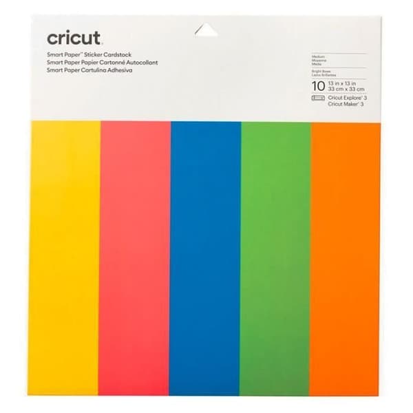 Tillbehör Skärmaskiner och värmepressar Cricut Vit självhäftande kartong 33 x 33 cm