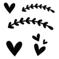 Miniatyrbild 1 av 4: Skär- och präglingsverktyg - ARTEMIO - Dies 'On se marie - heart friezes' - Blandat - Vuxen - Multimaterial