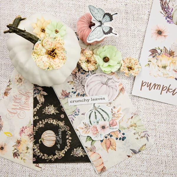 Rub Ons Prima - Hello Pink Autumn 15 x 30 cm - 3 ark
