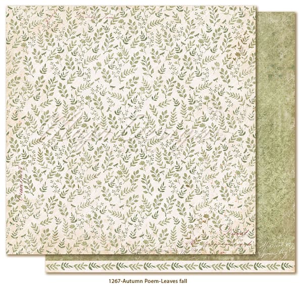 Paper Pad 36 ark Maja Design 6”x6” - Autumn Poem