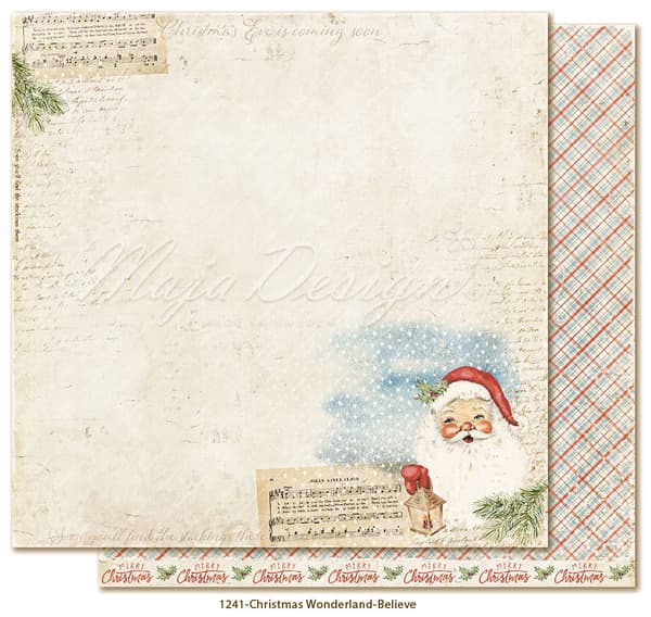 Paper Pad 36 ark Maja Design 6”x6” - Christmas Wonderland