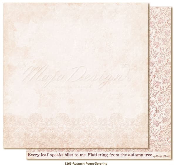 Paper Pack 12"x12" Maja Design - Autumn Poem