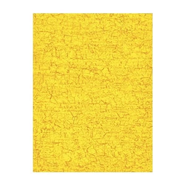DECOPATCH-påse med 3 identiska ark Gult sprucket mönster 30x40 cm