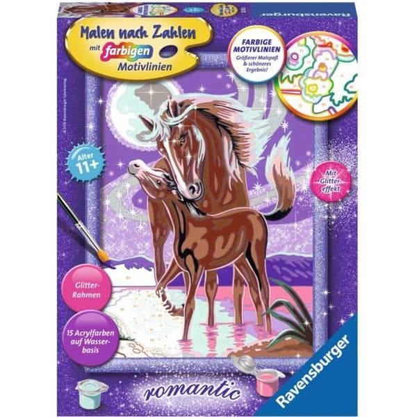 Ravensburger 4005556285556, Färg efter nummer måla efter nummer, 1