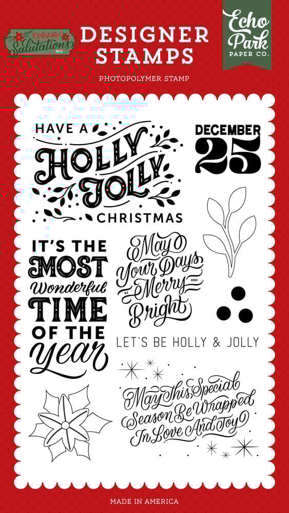Clearstamps Echo Park - Special Season - Julstämplar