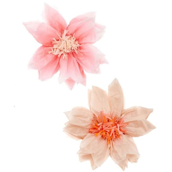 Dekorativa silkespappersblommor - RICO DESIGN - Sakura - 40 cm - 2 st - Rosa