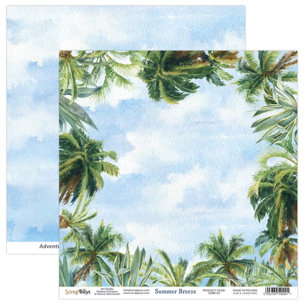 Paper Pad 12x12 - ScrapBoys - Summer Breeze