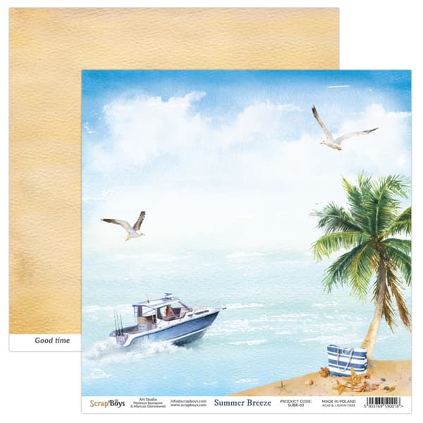 Paper Pad 12x12 - ScrapBoys - Summer Breeze