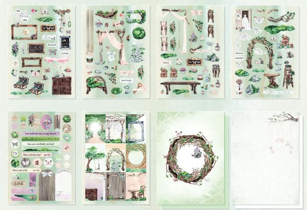 Paper Pad A4 - DIY Block Studio Light - Romantic Forest