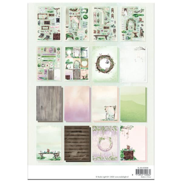 Paper Pad A4 - DIY Block Studio Light - Romantic Forest