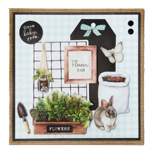 Paper Pad A4 - DIY Block Studio Light - Secret Garden