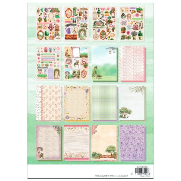 Paper Pad A4 - DIY Block Studio Light - Secret Garden