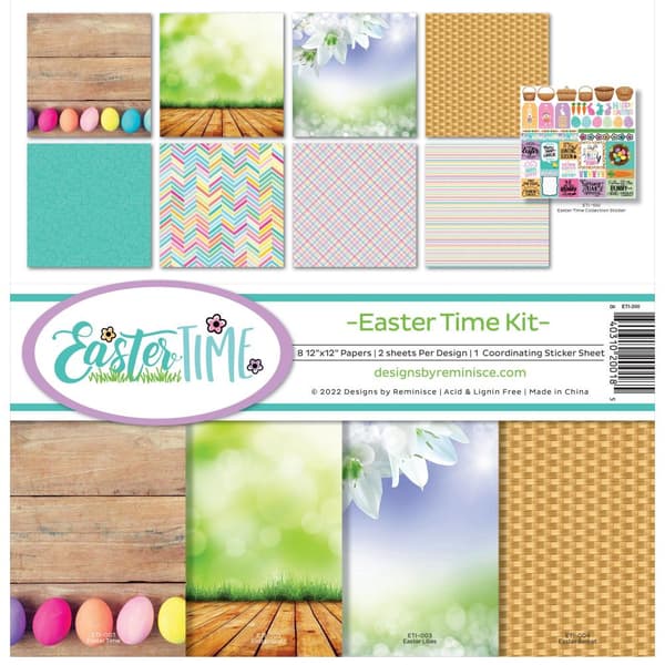 Paper Pack Reminisce - Eastertime - 12x12 Tum
