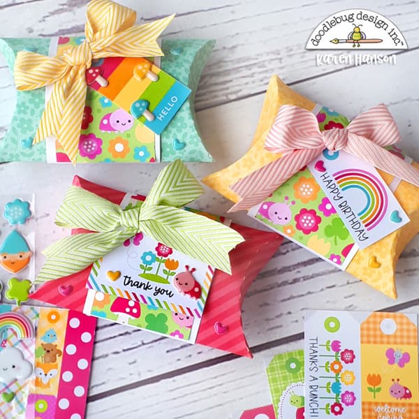 Die Cuts Doodlebug - Over the Rainbow - Bits & Pieces - 42 st