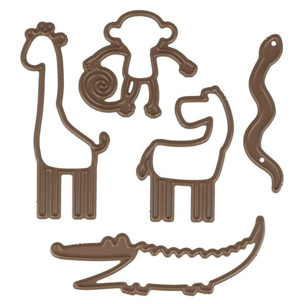 Skärverktyg - ARTEMIO - Safari - Silhuetter - 5 st