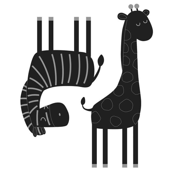 Zebra and co cutting die