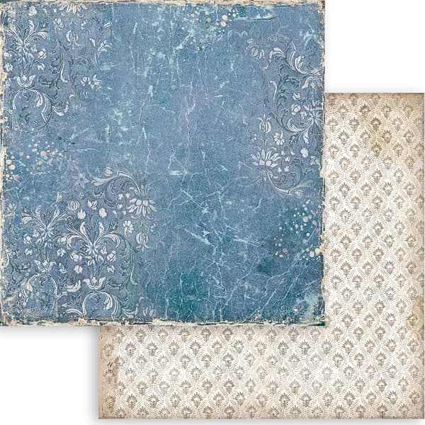 Paper Pad Stamperia - Vintage Library Backgrounds - 12x12 Tum