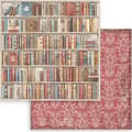 Miniatyrbild 5 av 11: Paper Pad Stamperia - Vintage Library Backgrounds - 12x12 Tum