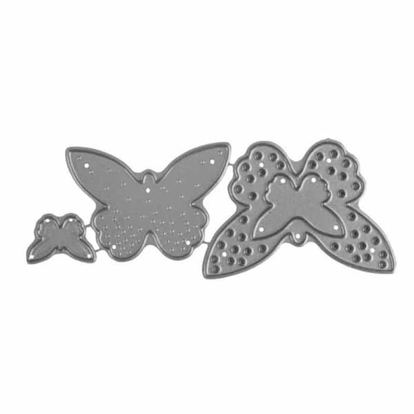 Metallskärform 5 x 3,5 cm - Fjärilar