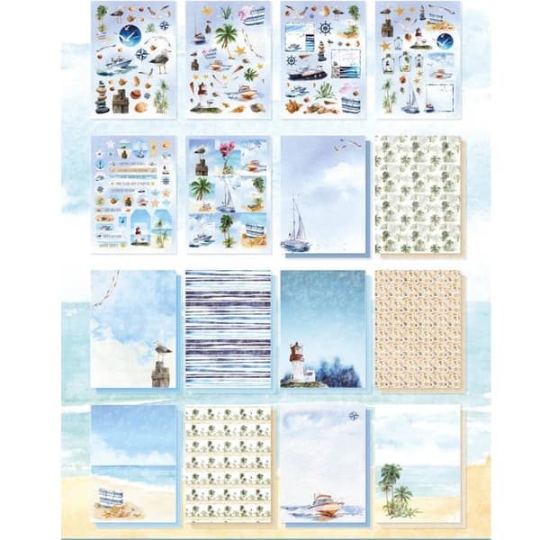 Paper Pad A4 - DIY Block Studio Light - Seaside