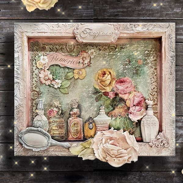 Paper Pad Stamperia - Rose Parfum - 12x12 Tum