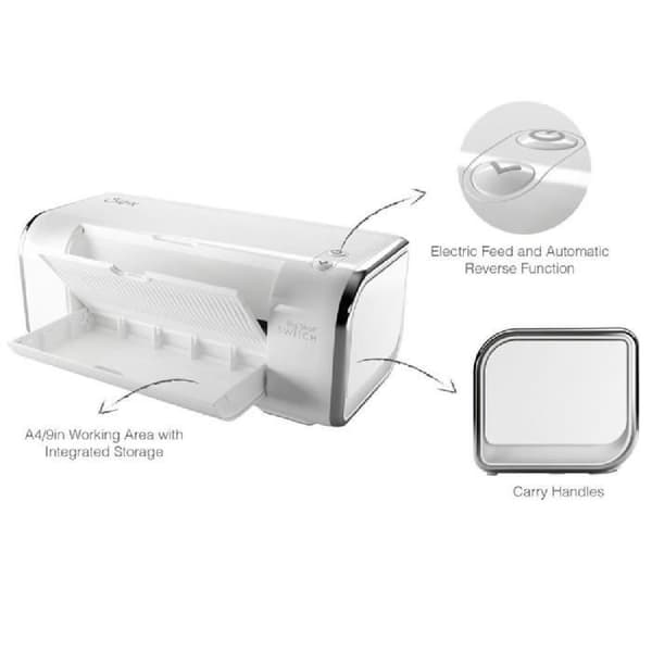 Elektrisk skärmaskin - SIZZIX - Big Shot Switch Plus - A4 - Elektrisk - Lätt att använda