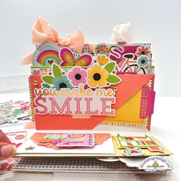 Die Cuts Doodlebug - Hello Again Bits & Pieces - 94 delar