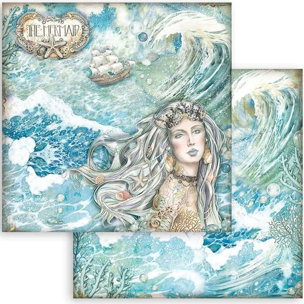 Paper Pad Stamperia - Songs of the Sea - 12x12 Tum