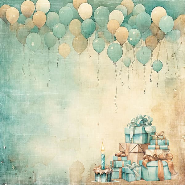 Paper Pack 12x12 - Reprint - Birthday