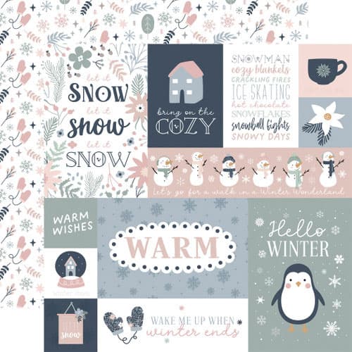 Paper Pad Echo Park - Winterland - 12x12 Tum