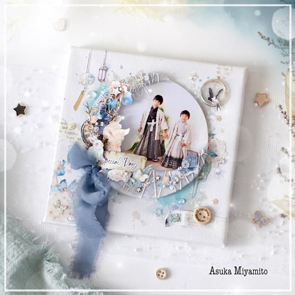 Paper Pad 8x8 - Asuka - Moon Bunny Dream
