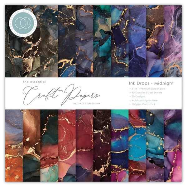 Paper Pad 12x12 - Craft Consortium - Midnight