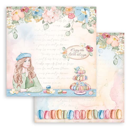 Paper Pad Stamperia - Oh lá lá - 12x12 Tum