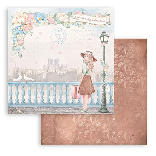 Paper Pad Stamperia - Oh lá lá - 12x12 Tum