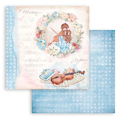 Paper Pad Stamperia - Oh lá lá - 12x12 Tum