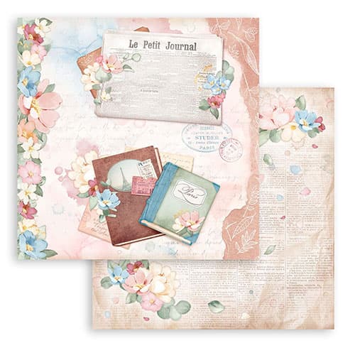 Paper Pad Stamperia - Oh lá lá - 12x12 Tum