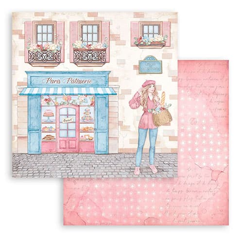 Paper Pad Stamperia - Oh lá lá - 12x12 Tum