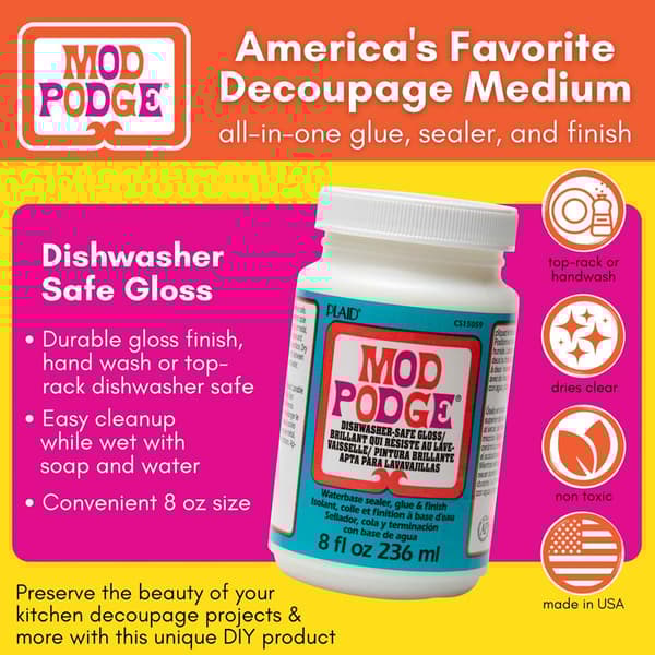 Mod Podge - Dishwasher Safe - Gloss Blank - 473ml