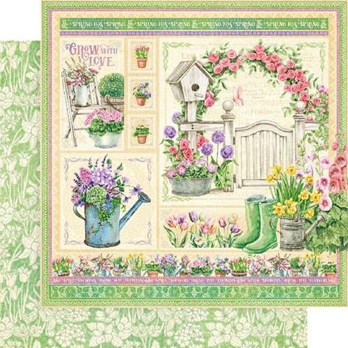 Paper Pad 12x12 Tum - Graphic 45 - Grow with Love