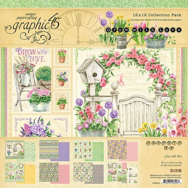 Paper Pad 12x12 Tum - Graphic 45 - Grow with Love