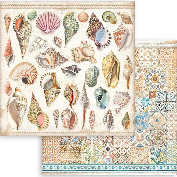 Paper Pad Stamperia - 12x12 Tum - Blue Dream