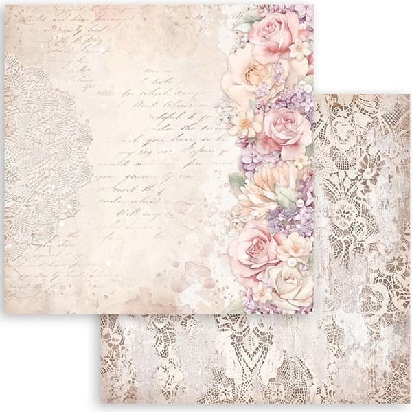 Paper Pad Stamperia - Romance Forever - 12x12 Tum