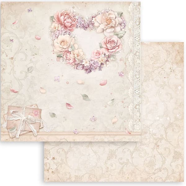 Paper Pad Stamperia - Romance Forever - 12x12 Tum