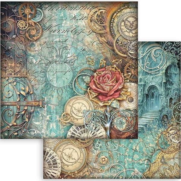 Paper Pad Stamperia 12x12 Tum - Sir Vagabond in Fantasy World
