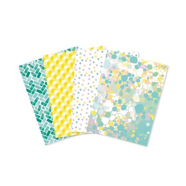 Papier Décopatch - DECOPATCH - Pocket Hot Foil Magic Colours - 4 stycken - 30x40 cm - Motståndskraftig