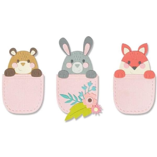Sizzix 'Pocket pals' tunnbelyst formsats (10 st)
