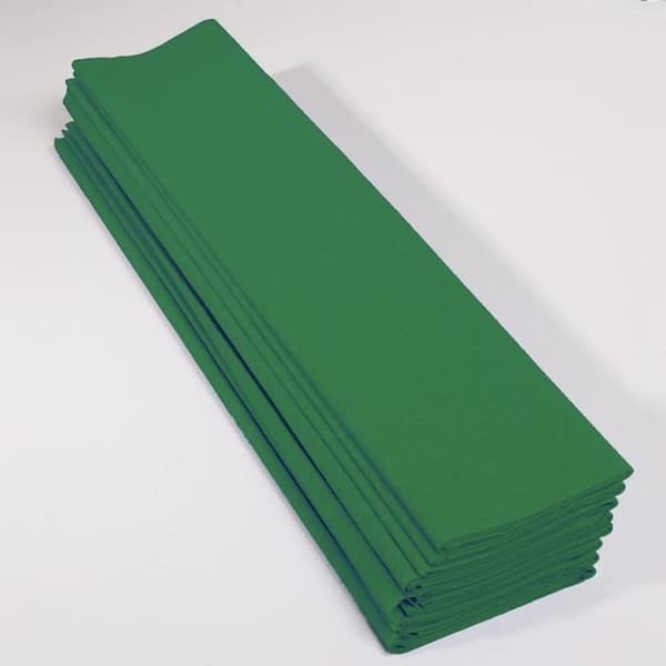 CLAIREFONTAINE Rulle med Crepon-papper - I påse - 40 g/m² - Empiregrön