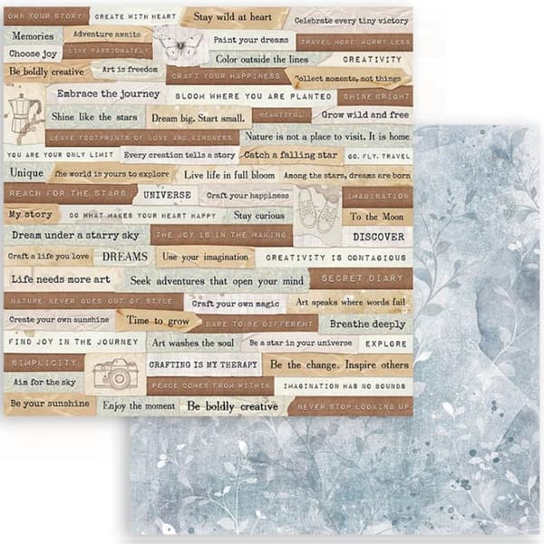 Paper Pad Stamperia 12x12 Tum - Secret Diary