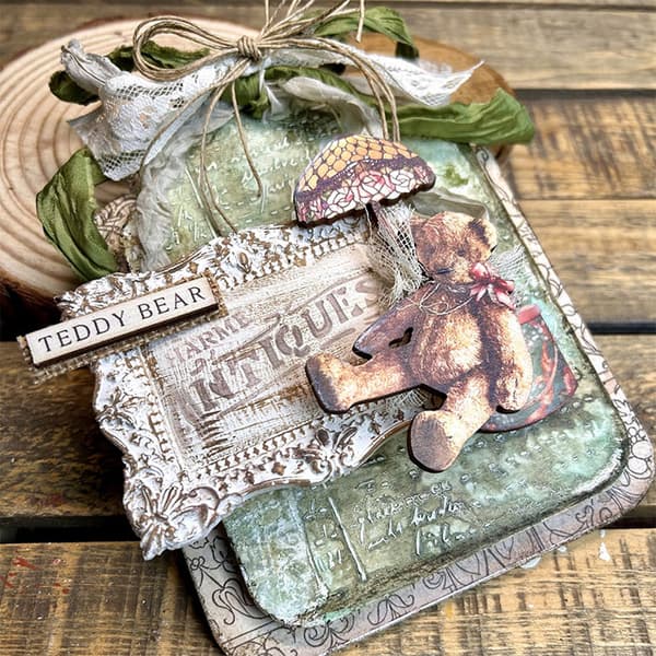 Paper Pad Stamperia 12x12 Tum - Maxi Background Brocante Antiques