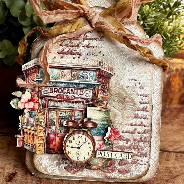 Paper Pad Stamperia 12x12 Tum - Maxi Background Brocante Antiques